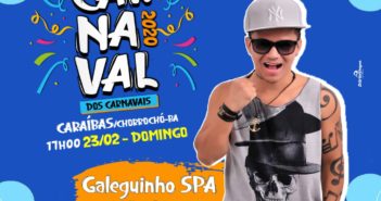 DIRETORIA DE CULTURA E TURISMO DIVULGA PROGRAMAÇÃO DO CARNAVAL 2020