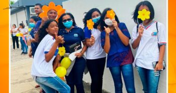 EQUIPE TÉCNICA DA ASSISTÊNCIA SOCIAL REALIZA AÇÃO EM ALUSÃO À CAMPANHA DO 18 DE MAIO NA CIDADE DE CHORROCHÓ-BA