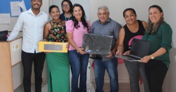 PREFEITO HUMBERTO GOMES REALIZA ENTREGA DE NOVOS COMPUTADORES,NOTEBOOKS A SECRETARIA DE ASSISTÊNCIA SOCIAL