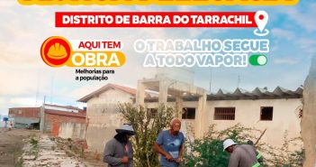 PREFEITURA MUNICIPAL DE CHORROCHÓ DA INÍCIO A REFORMA DA ANTIGA DELEGACIA DE BARRA DO TARRACHIL.