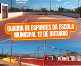 UM SONHO REALIZADO: ESCOLA MUNICIPAL 12 DE OUTUBRO NA COMUNIDADE DO MULUNGU AGORA TEM SUA QUADRA POLIESPORTIVA