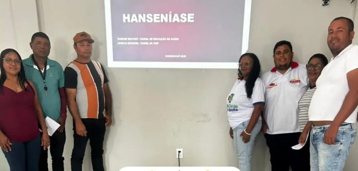 AGENTES COMUNITÁRIOS DE SAÚDE RECEBEM CAPACITAÇÃO SOBRE AS ATUALIZAÇÕES DE HANSENÍASE