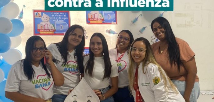 O DIA D DE VACINAÇÃO MOBILIZOU EQUIPES DE SAÚDE E A POPULAÇÃO EM DIVERSOS PONTOS DO MUNICÍPIO