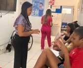 SECRETARIA DE SAÚDE REALIZA UMA SALA DE ESPERA EM ALUSÃO AO DIA S DE MOBILIZAÇÃO CONTRA SARAMPO E A RUBÉOLA