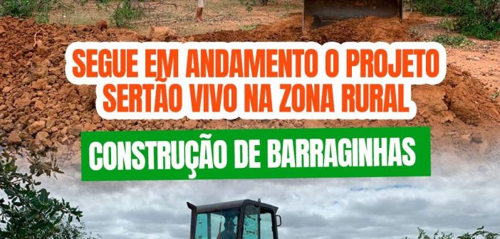 SEGUE EM ANDAMENTO O PROJETO SERTÃO VIVO NA ZONA RURAL DO MUNICÍPIO DE CHORROCHÓ-BA