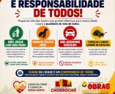 🚨 CIDADE LIMPA, SEGURA E ORGANIZADA É RESPONSABILIDADE DE TODOS