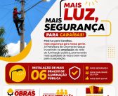 MAIS LUZ, MAIS SEGURANÇA PARA O POVOADO DE CARAÍBAS MUNICÍPIO DE CHORROCHÓ-BA