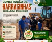 VISTORIA TÉCNICA CONSTRUÇÃO DE BARRAGINHAS NA ZONA RURAL DE CHORROCHÓ