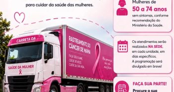 A CARRETA DA MAMOGRAFIA ESTARÁ CHEGANDO NA CIDADE DE CHORROCHÓ-BA