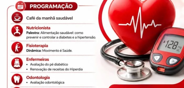 CONVITE A POPULAÇÃO PARA PARTICIPAR DE UMA MANHÃ ESPECIAL DEDICADA ASAÚDE