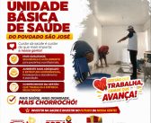 🏥 REFORMA DO PSF DO POVOADO SÃO JOSÉ-CHORROCHÓ-BA