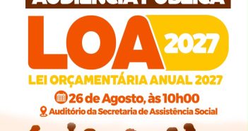 CONVITE À POPULAÇÃO PARA AUDIÊNCIA PÚBLICA – LOA 2027