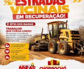 CHORROCHÓ SEGUE AVANÇANDO NA RECUPERAÇÃO DAS ESTRADAS VICINAIS!