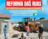 RECUPERAÇÃO DA PAVIMENTAÇÃO AVANÇA EM BARRA DO TARRACHIL!