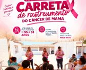 CARRETA DE RASTREAMENTO DO CÂNCER DE MAMA ESTÁ REALIZANDO ATENDIMENTOS NA CIDADE DE CHORROCHÓ-BA