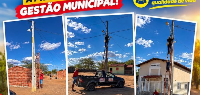NA COMUNIDADE DO MULUNGU, A LUZ MOSTRA A PRESENÇA DA GESTÃO MUNICIPAL!